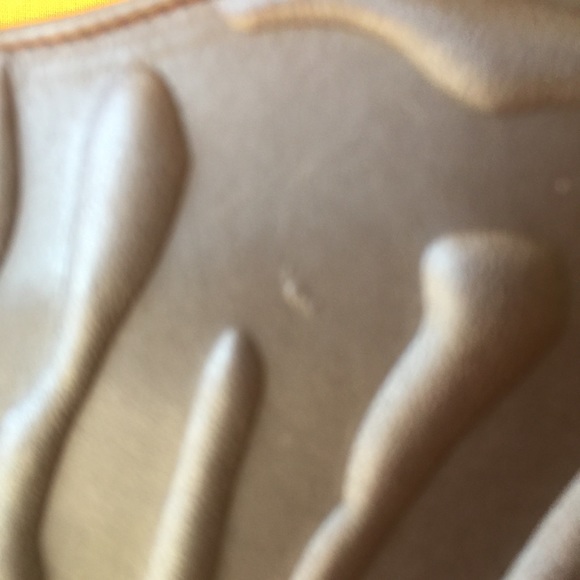 VINTAGE CARTIER GOLD TONE LOGO BROWN BAG - Picture 6 of 8